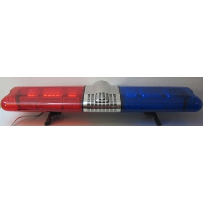 Pachet Rampa luminoasa girofar cu rotoare + Sirena + Difuzor 100W